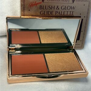 Charlotte Tilbury Blush& Glow Glide Palette Tan Deep/Dore-Fonce Brand New In Box